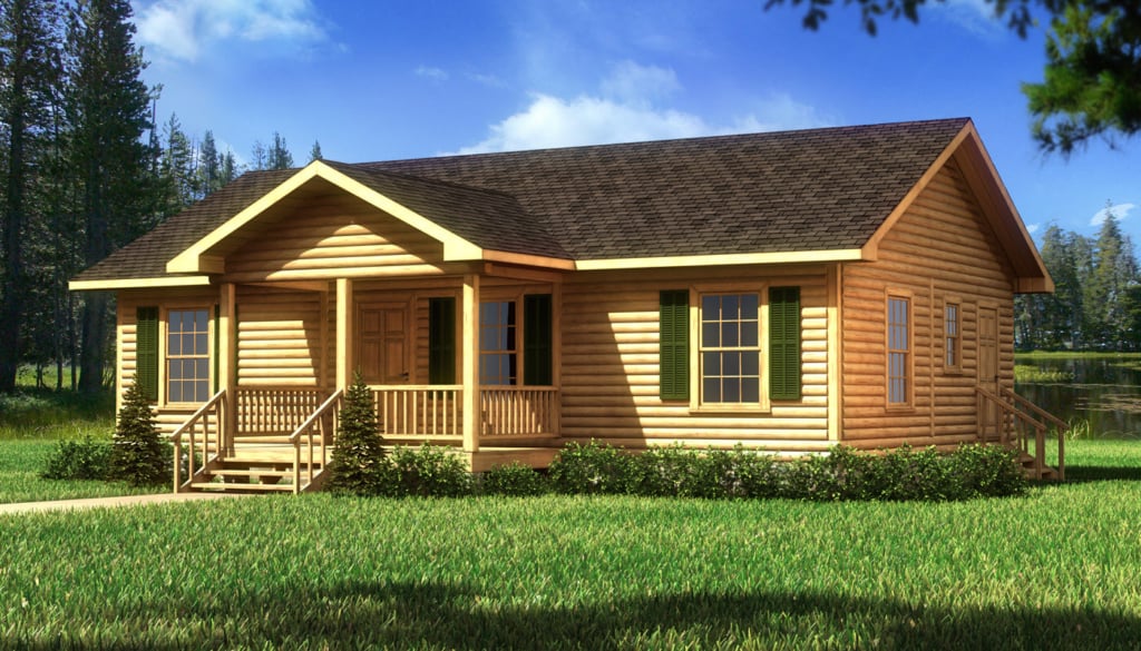 The Springhurst Log Home Plan - Log Home Kit