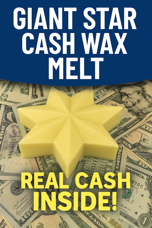 Giant Star Shaped Cash Wax Melt