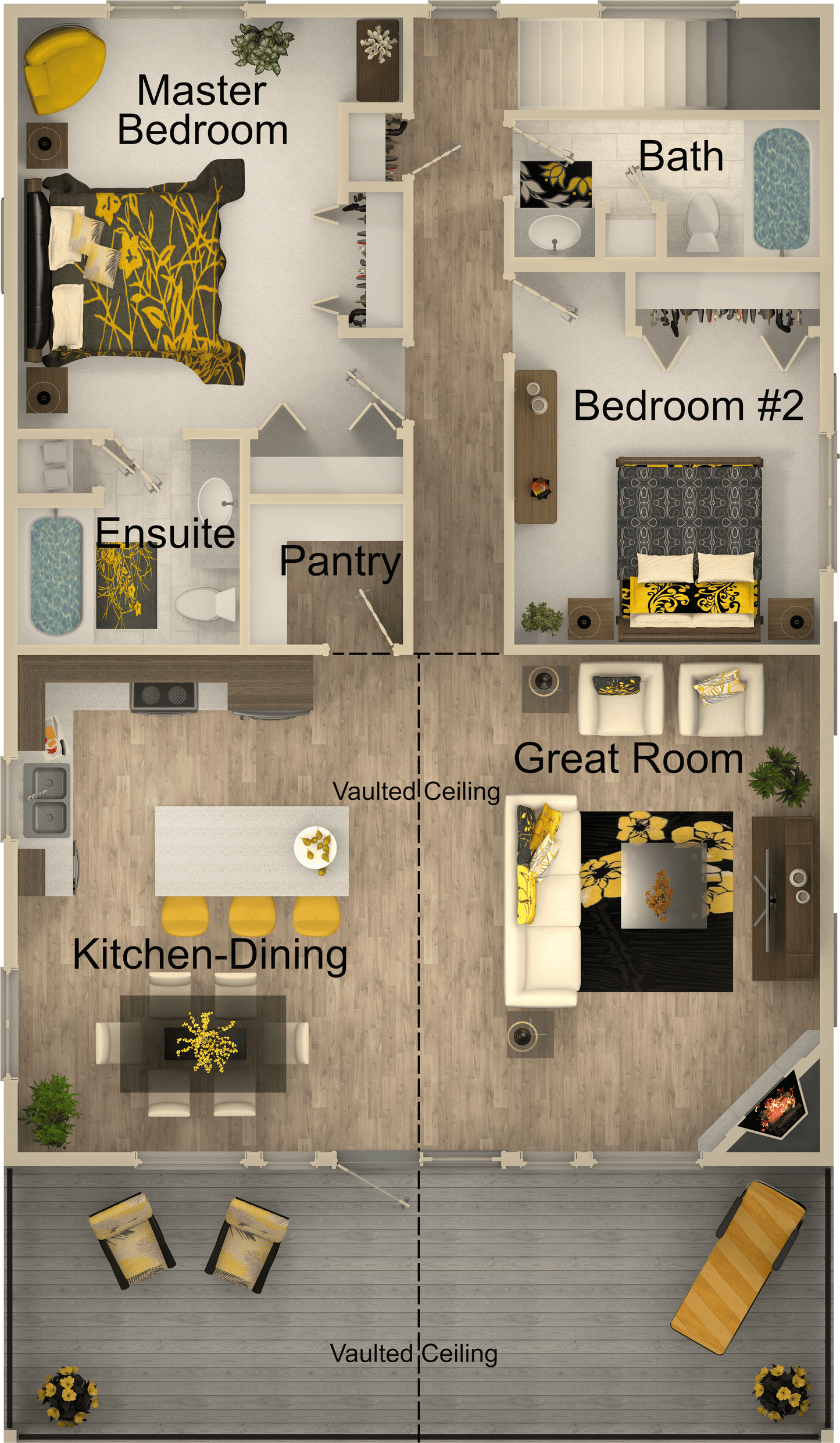 Sunny Brook House Kit (2 bed 3 bath)