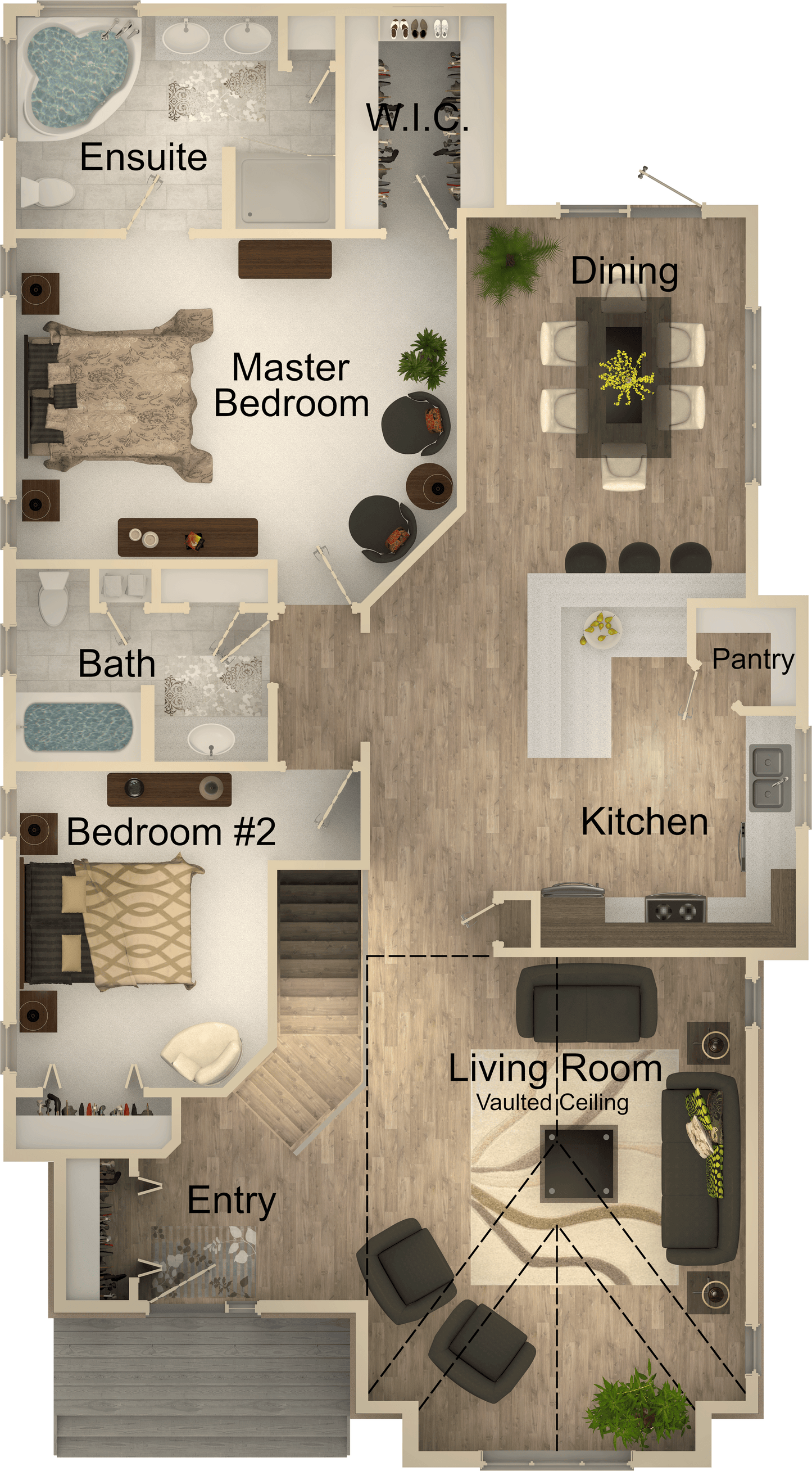 Sunrise Valley House Kit (2 bed 2 bath)