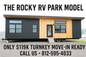 The ROCKY RV Park Model (NEW!)
