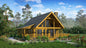 The Bronson Log Home Plan - Log Home Kit