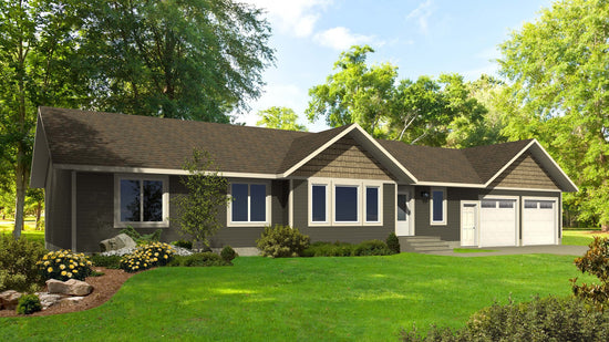 Timber Ridgeview House Kit - Home Kit – Amish Built Cabins | Modular ...