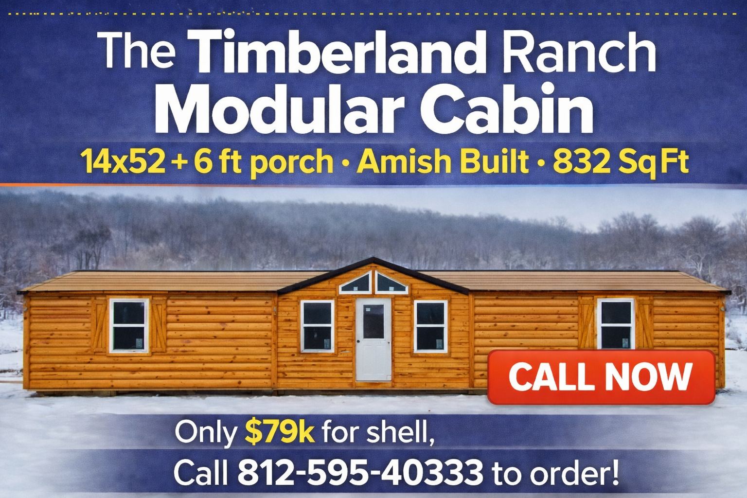 Cuvin Shell Prefab Homes In Colorado – Amish Built Cabins | Modular Cabins | Prefab ...
