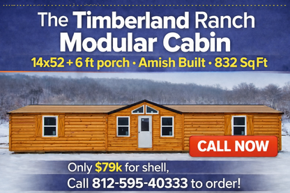 The Timberland Ranch Cabin , Pre-Built SHELL