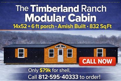 The Timberland Ranch Cabin , Pre-Built SHELL
