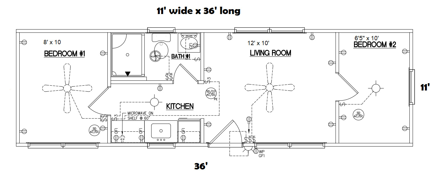 Tinker Bell RV Park Model (2 bed 1 bath)