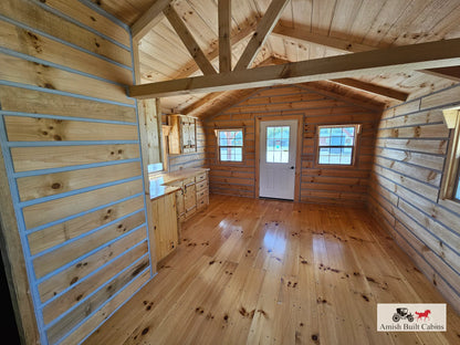 Tiny Tim Cabin (Old Order Amish Rustic Build)