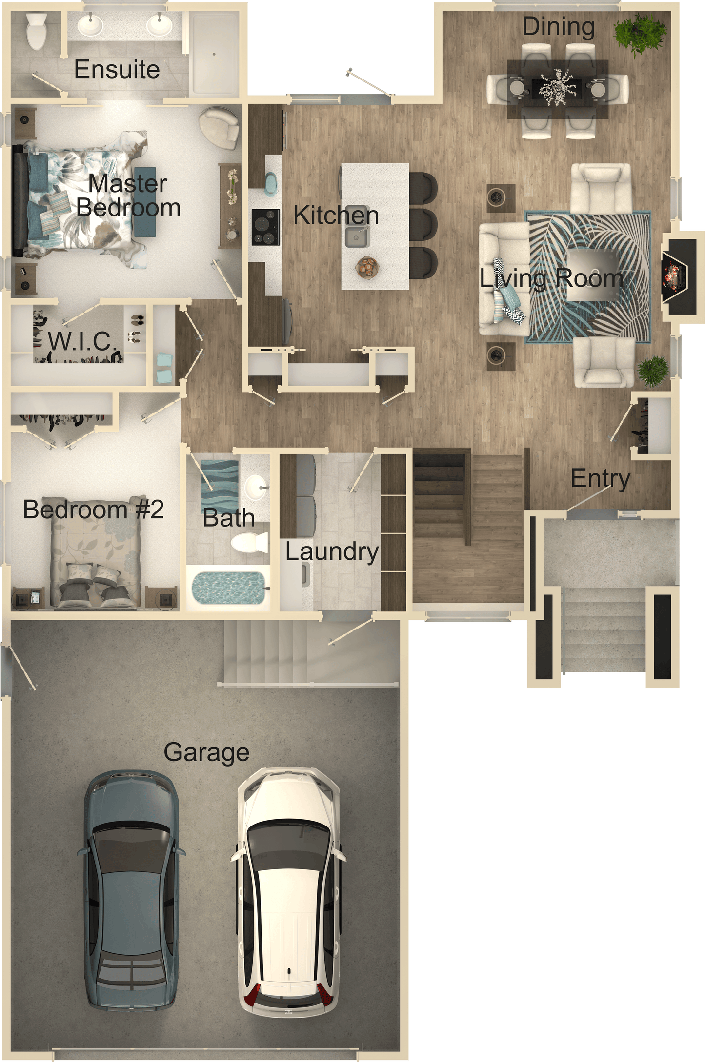 The Cypress Grove House Kit (2 bed 2 bath)