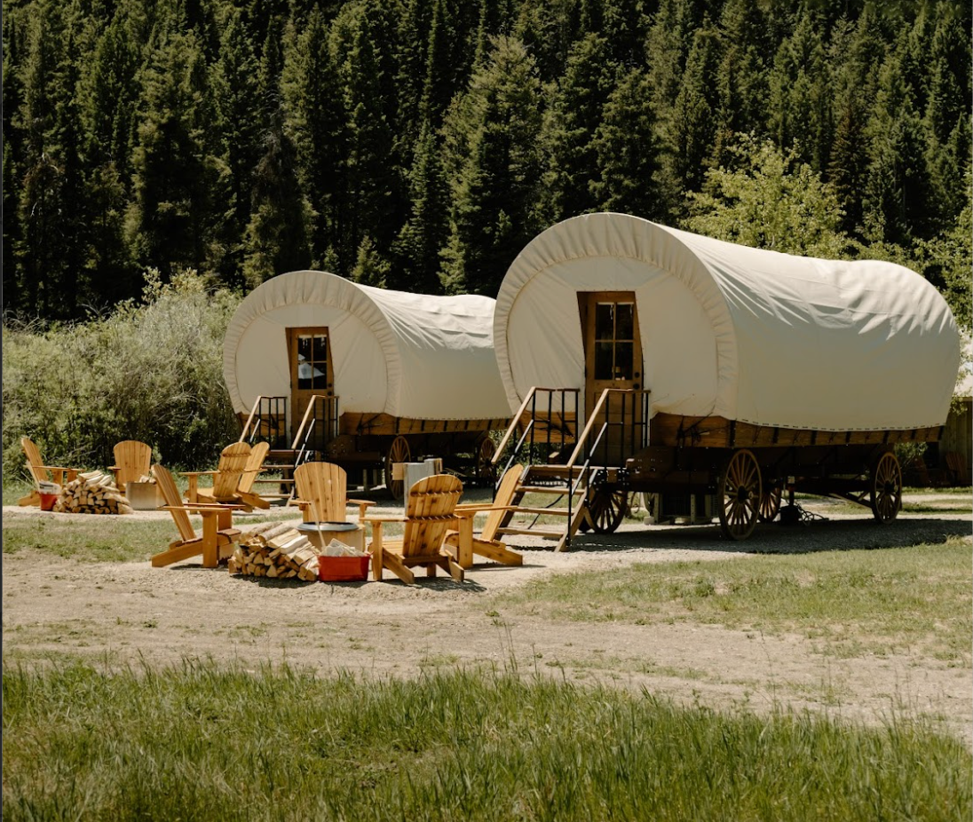 Amish Built Cabin Wagon - Inspired by Oregon Trail