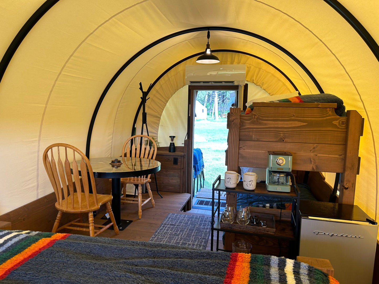 Amish Built Cabin Wagon - Inspired by Oregon Trail