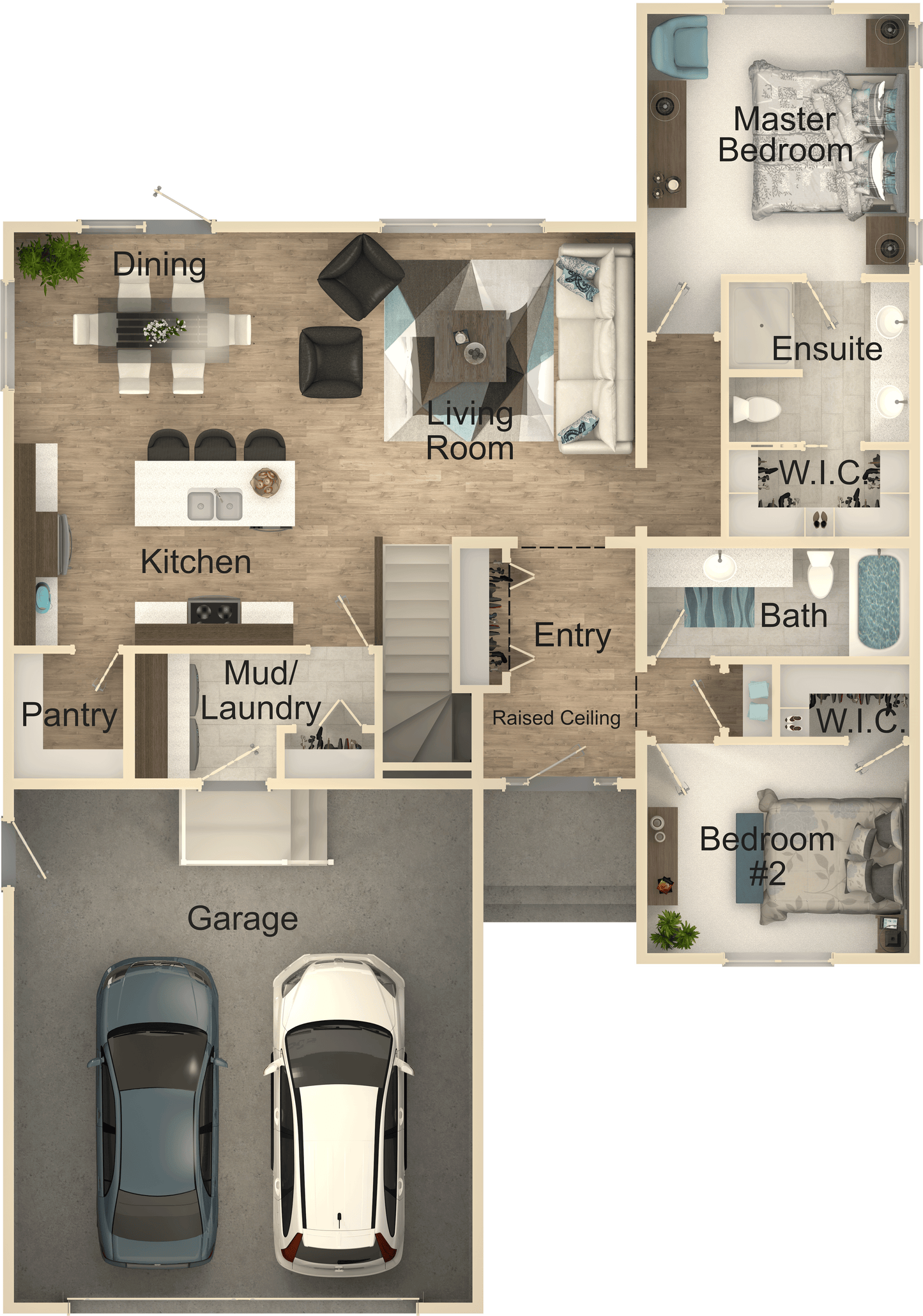 Whispering Pines House Kit (2 bed 2 bath)