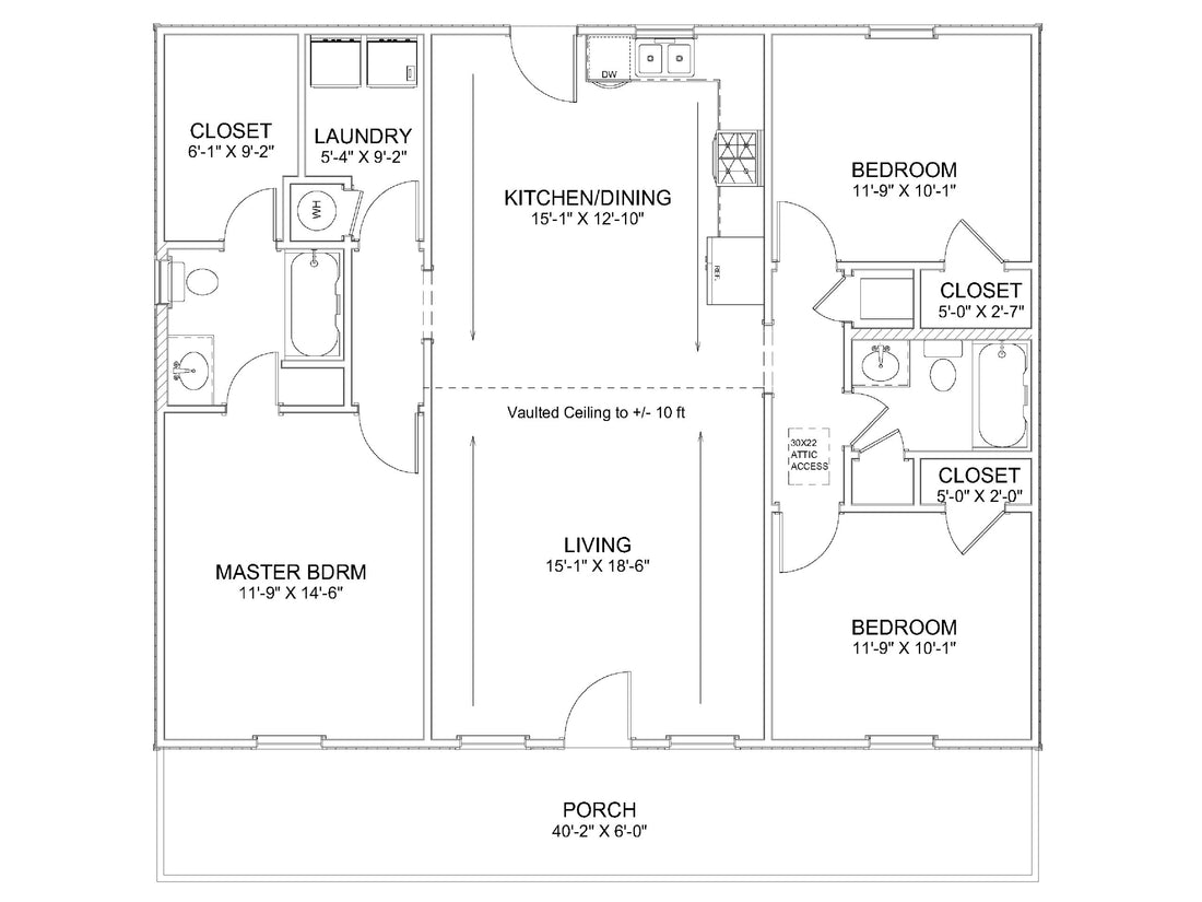 Wild Rose Haven Affordable House Kit (3 bed 2 bath) – Amish Built ...