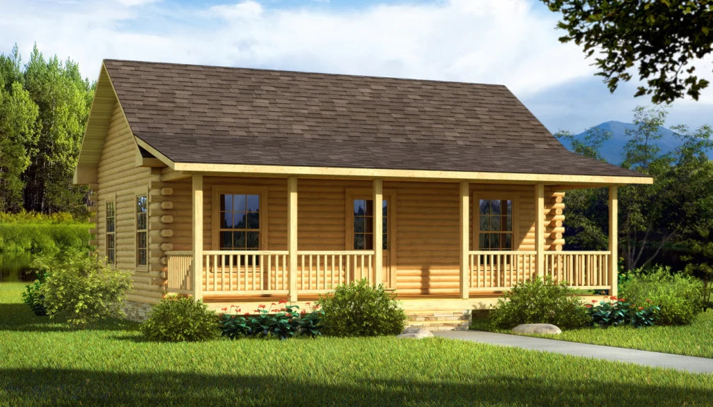 Windy Willow Log Home Plan - Log Home Kit