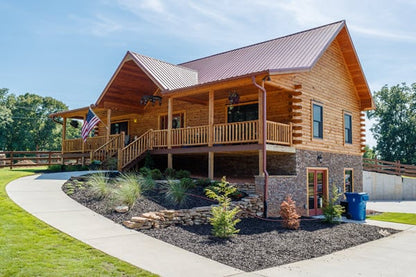 Daniel Boone Log Home Plan - Log Home Kit