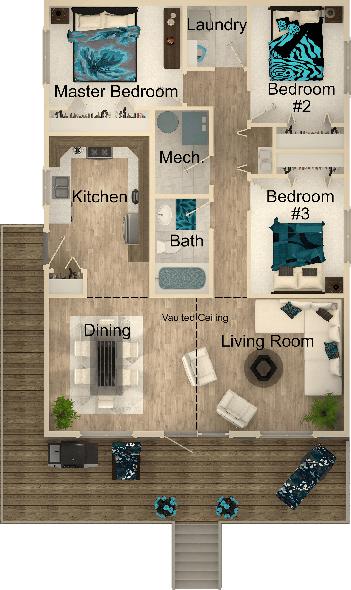 The Zion Zen House Kit (3 bed 1 bath)