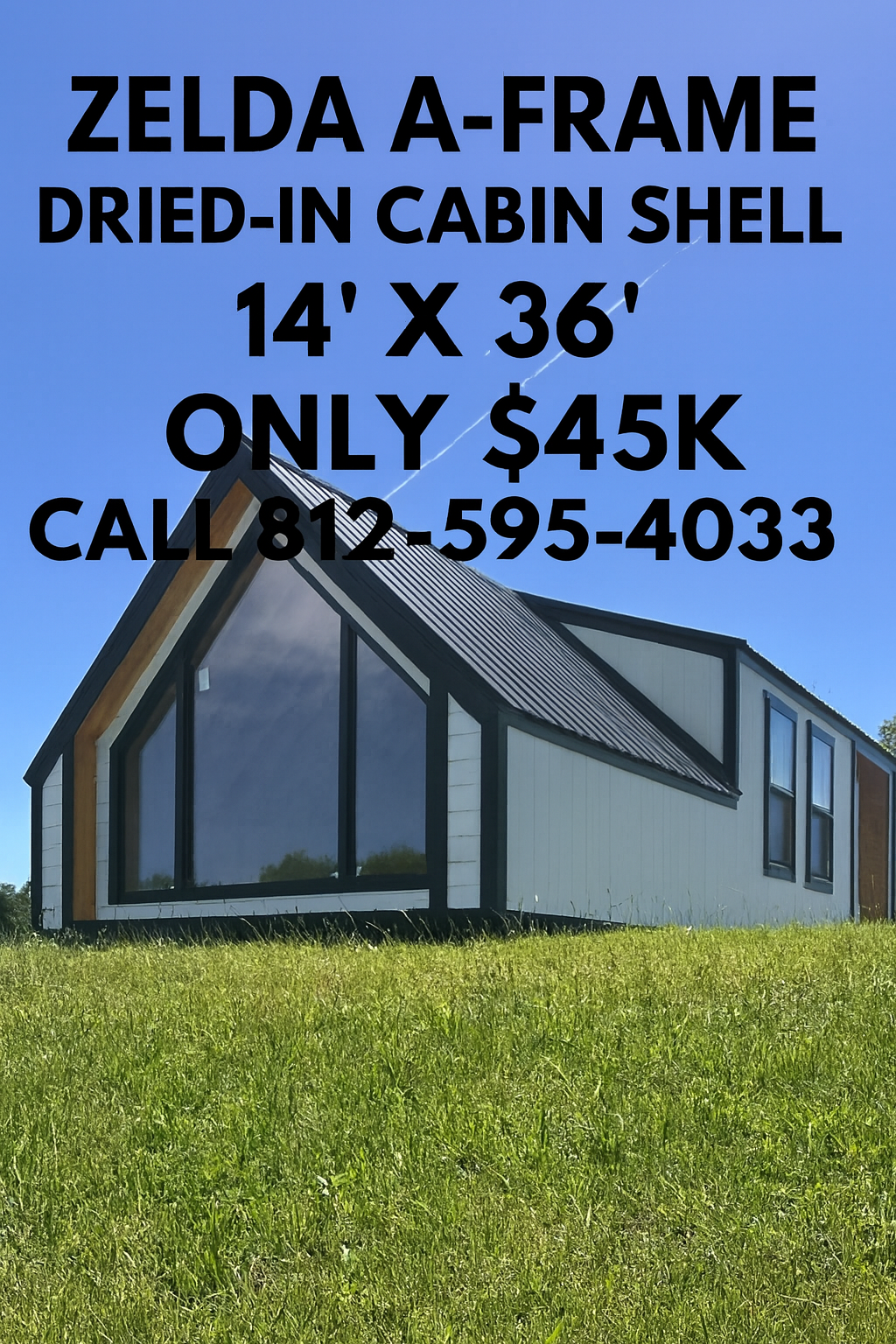 Zelda A-Frame Modular Cabin Shell